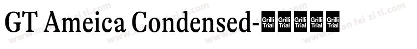 GT Ameica Condensed字体转换